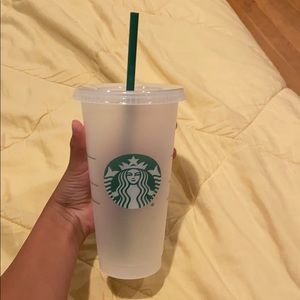 Custom Starbucks reusable cold cup